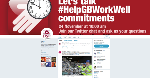 HSE Twitter profile