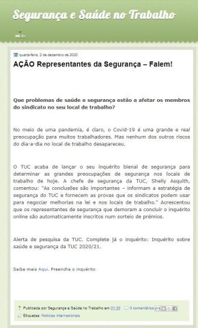Occupational Safety and Health blog 