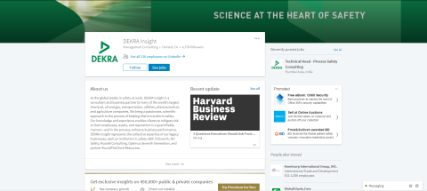 Dekra LinkedIn Profile