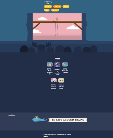 Dumb ways to die - safety around trains - campaign