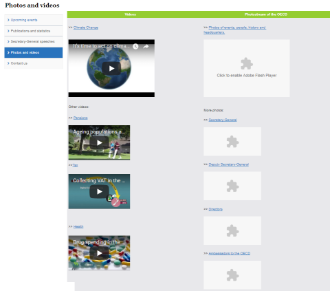 Photo and video gallery