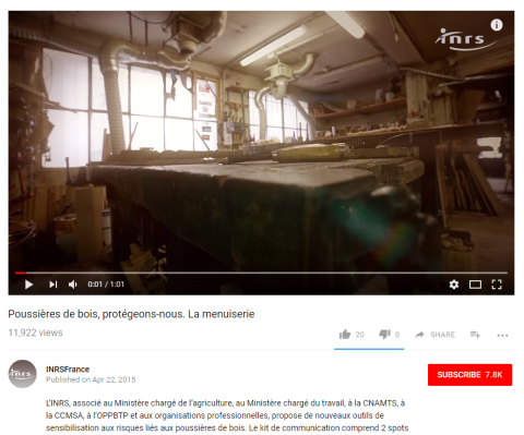 Protection against wood dust video