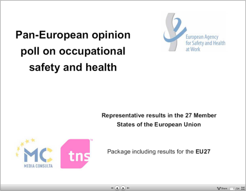 Pan-European opinion poll on occupational safety and health