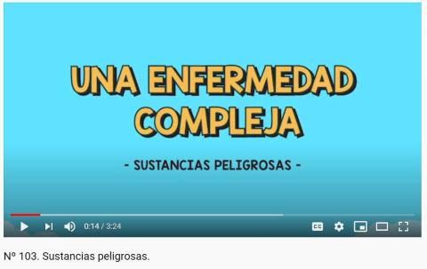 Educational video on occupational risks related to dangerous substances