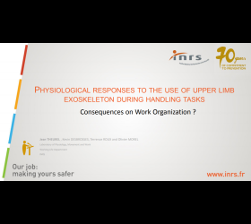 Physiological Responses to the Use of Upper Limb Exoskeleton during Handling Tasks
