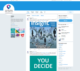 IIRSM Twitter profile