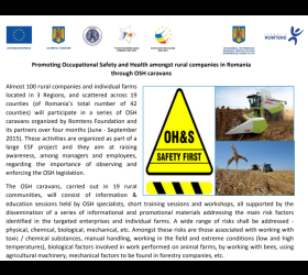 OSH caravans to promote Occupational Safety and Health in rural Romania