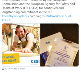 CESI Twitter profile