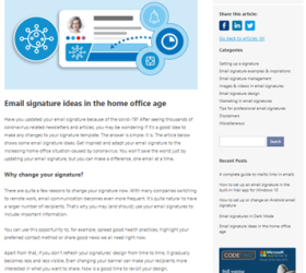 Email signature ideas in the age of remote working