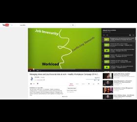 Youtube profile of EU-OSHA