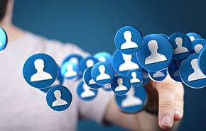 Professional network with strategic connections.